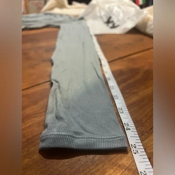 NWT PopFlex—Refine Long Sleeve Top Stretchy Women's Stormy Blue Gray—Medium - Picture 3 of 5